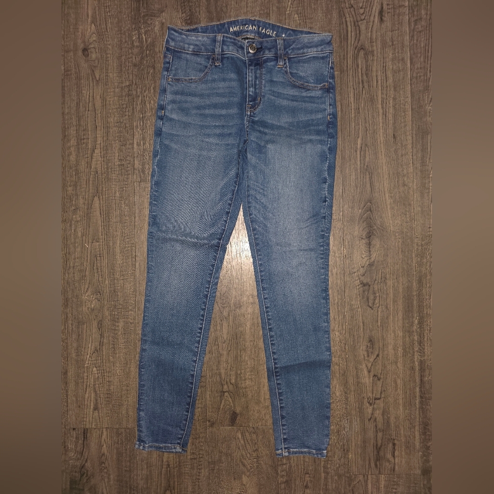 American Eagle Outfitters Women's Skinny Jeans - Denim Blue